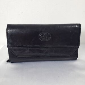 Black Leather Wallet Unisex